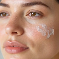 Hezrbathery Advanced Skincare Serum texture swatch on skin